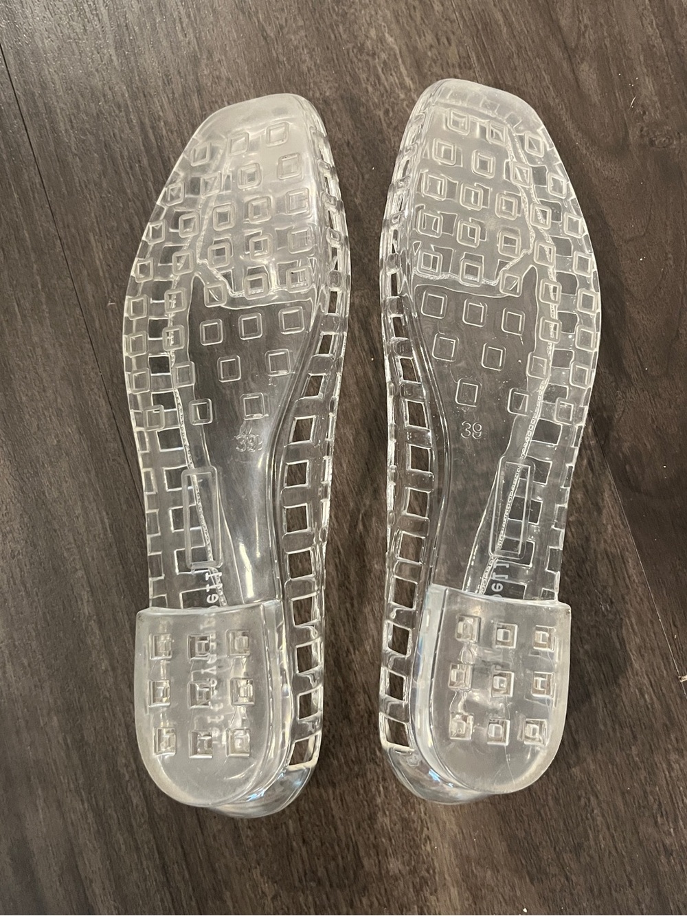 Jeffrey Campbell Sunnie Clear Jelly Flats - Picture 2 of 3